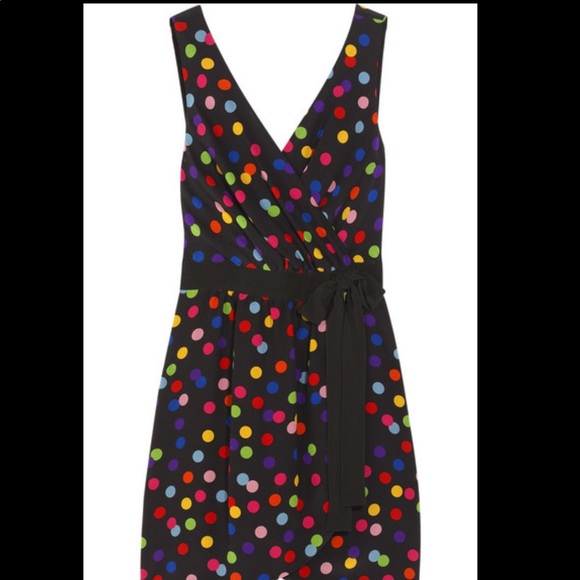 COPY - D&G Polka-dot silk-crepe mini dress 90s look - Picture 3 of 8